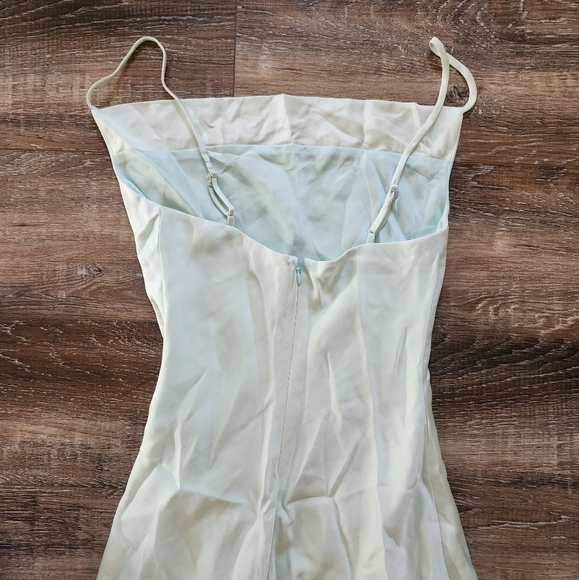 Jonathan Simkhai Finley Gown In Salt Water Size 2 - Picture 12 of 16